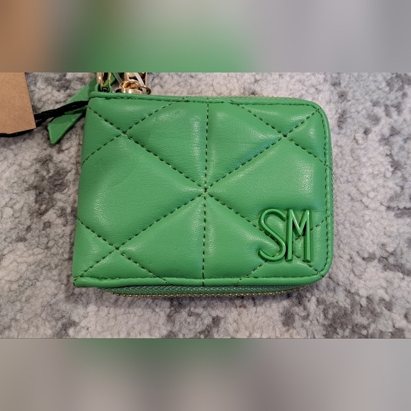 NWT- Green Bkitt Quilted Wallet Crossbody - Picture 6 of 7